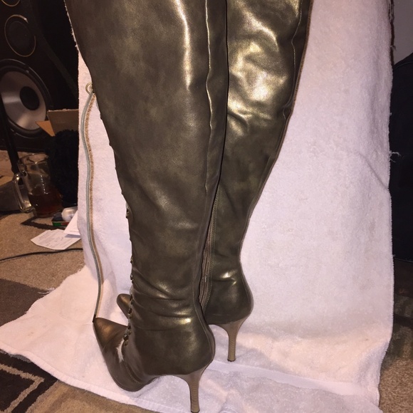Amazon.com: Delicious Women Over Knee Thigh High Boots Slip  Delicious over knee boots